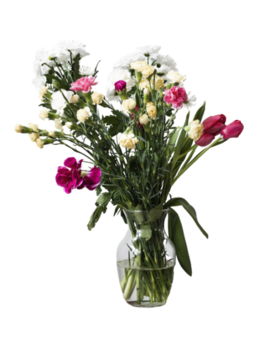 Caja con 9 rosas Multicolor Arcoiris 