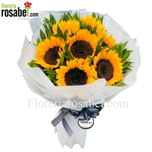 Ramo de 10 Girasoles