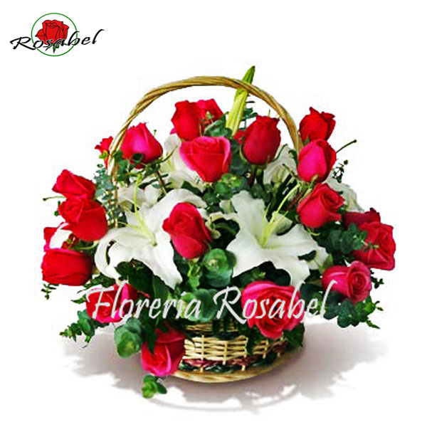 Canasta de Rosas Rojas Cdo 02