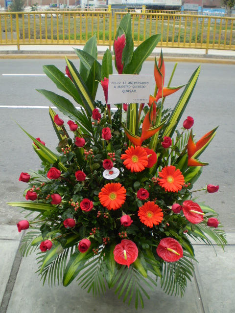 Flores para Inauguración Aniversario B2