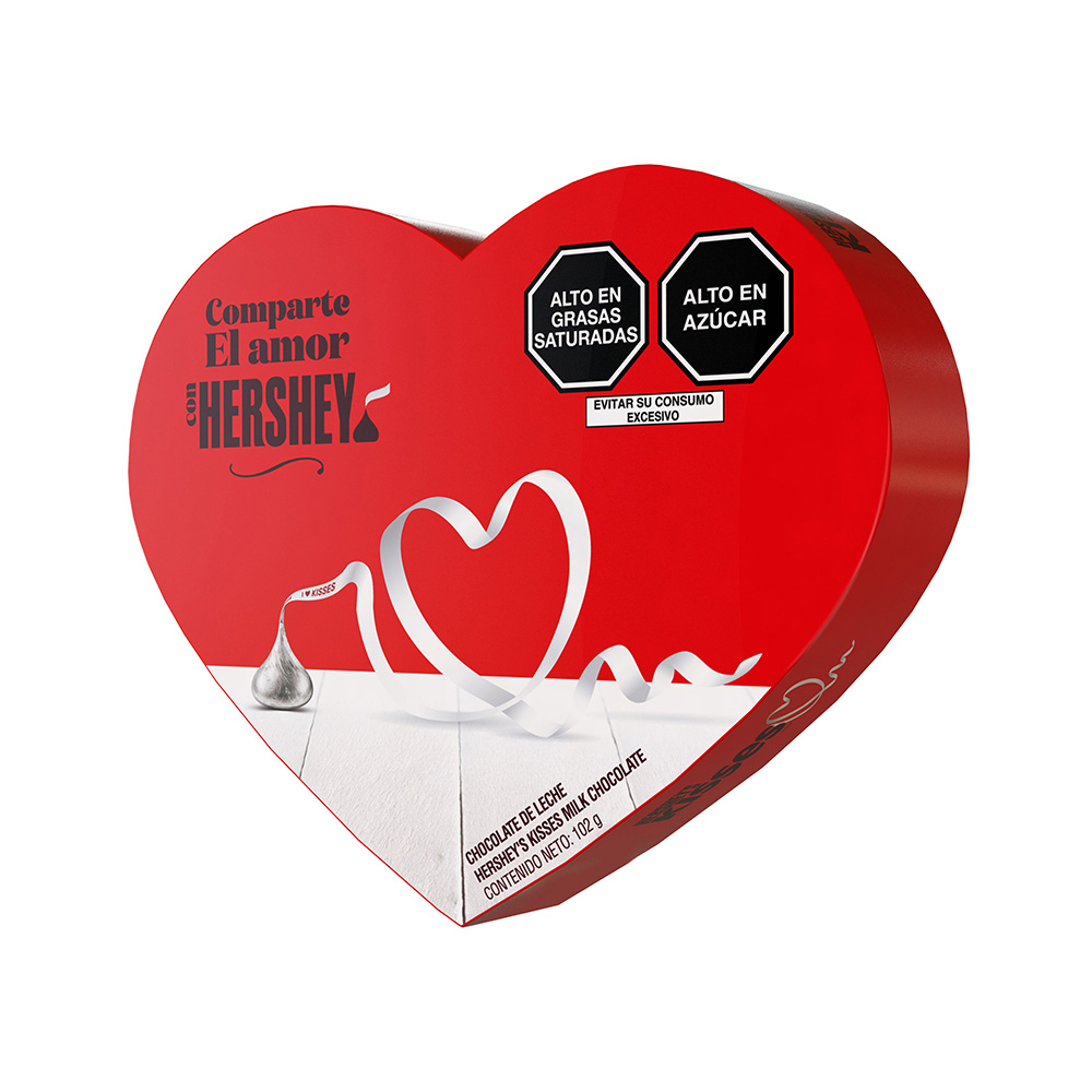 Kisses Corazón Hersheys x 102gr
