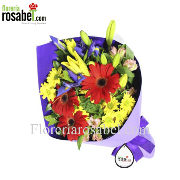 Ramo de flores para cumpleaños